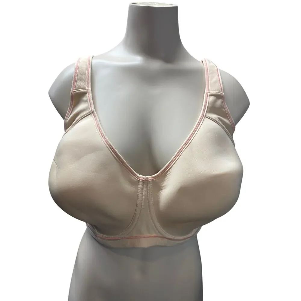Syrokan Women's Size 36H Convertible Strap Underwire Sports Bra Beige Cream NWT